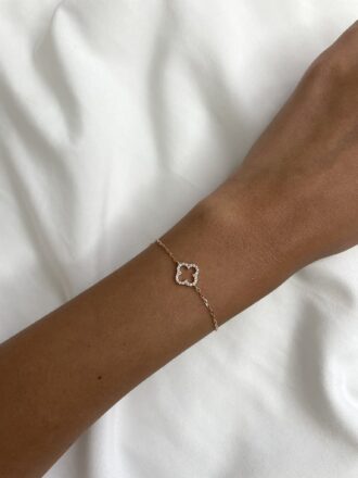 חלול משובץ רוזגולד